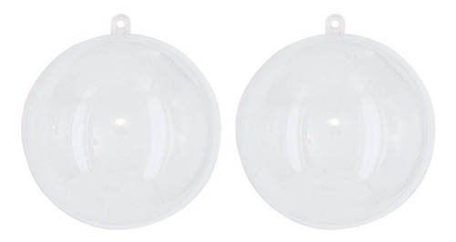 Mylin Esferas Transparentes Navideñas Armables 7cm Pack 4pz