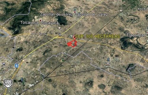 Imagen 6 de 6 de Terreno Tolcayuca Hidalgo Sup. 100 Hectáreas