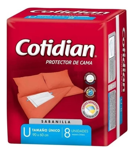 Sabanilla Cotidian Protector De Cama X 8 Unidades