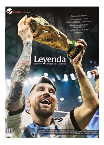 Revista Especial Argentina Campeon Mundial 2022 Ole Imagenes Full Color Informacion Tamaño Grande Campeones Del Mundo Seleccion Argentina