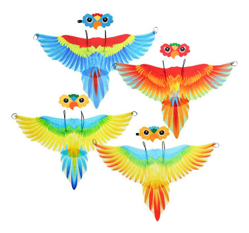 Conjunto De Disfraz De Pájaro Para Niños, Capa De Azul