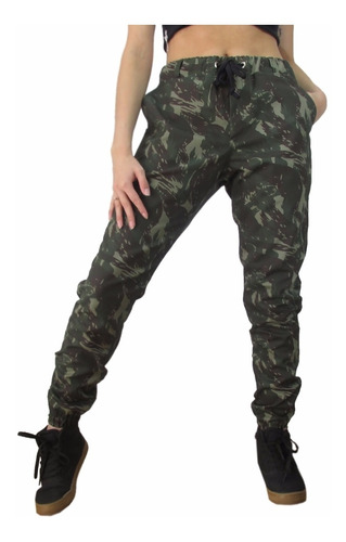 Kit 10 Calças Feminina Jogger Camuflada Vcstilo Atacado