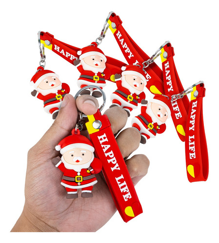 Chaveiro Personalizado Lembrancinha Natal Kit 5 Papai Noel