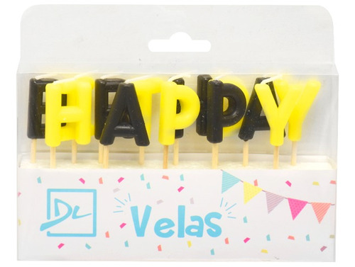 Vela Happy Birthday Aurinegra Peñarol  Cumpleaños Fiesta