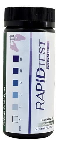 Tiras Reactivas Proxido De Hidrogeno 100ppm - Rapid Test-