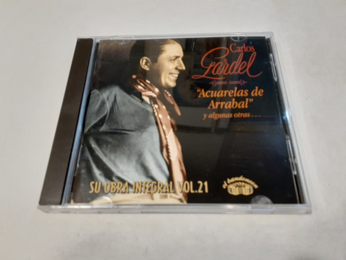 Acuarelas De Arrabal, Carlos Gardel - Cd 1994 Suiza 8/10 