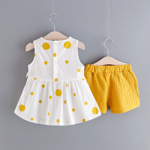 A Conjunto De Falda Y Pantalones Cortos Para Niña Con Envío