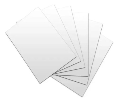 Pack 5 Placas Metalicas Blancas Sublimables 20x30cm