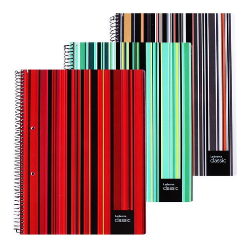 Cuaderno Ledesma Classic 16x21 Cm.  120 Hojas Cuadriculadas 