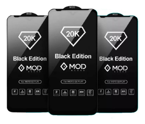 Mica Premium Black Edition Para Motorola One Vision/ Action