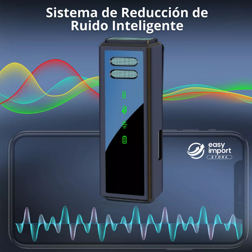 Microfono Inalambrico Solapero Dual 2en1 + Estuche Cargador