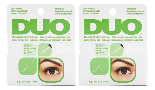 Duo Adhesivo Lquido Para Pestaas Postizas, Color Blanco/tran