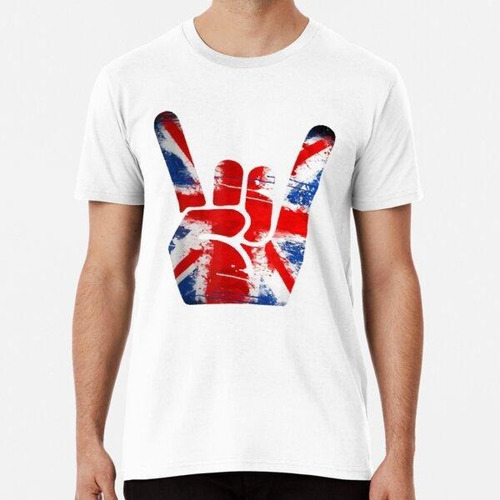 Remera I Love England Uk Rocks Tee England Rock Bands Essent