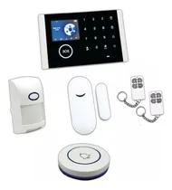 Comprar Kit Central Alarma Inalámbrica 5 Periféricos Wifi Gsm Tbcin Color Negro