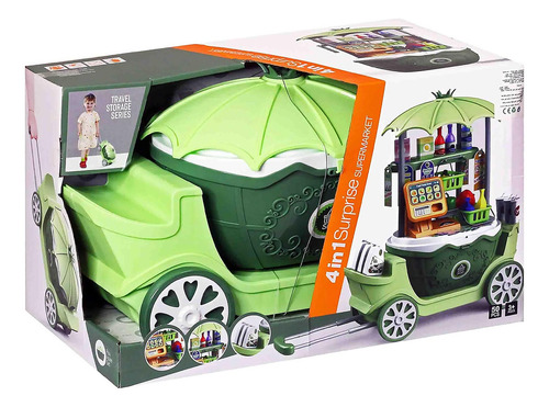 Juego De Supermercado Para Niños, 50 Juguetes De Simulación Color Verde