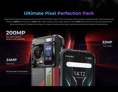 Hotwav Hyper 7 Pro: Ip68, Ip69k Y Certificación Mil-std-810h