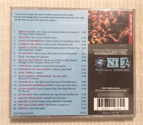 The Rough Guide Irish Folk Musica Irlandesa Celta Celtic (Usado)