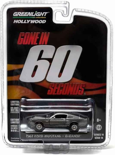 Mustang Shelby 1967 Eleanor 1:64 Greenlight