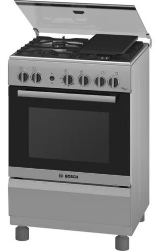 Estufa Bosch Inox Pro 4 Puestos Hsg14i31sh