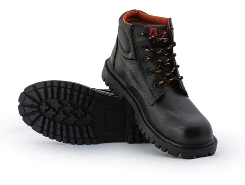 Bota Industrial Toro Negro Bota De Trabajo Piel
