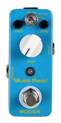 Micro Pedal Mooer Blues Mood Overdrive Tipo Bd2 P/ Guitarra