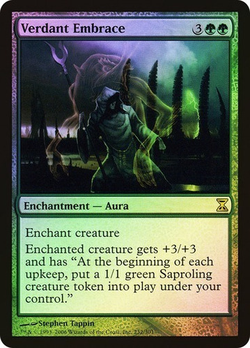 Magic Mtg Verdant Embrace Time Spiral (foil)