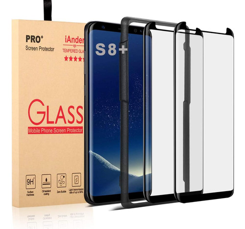  2-pack  Protector De Pantalla De Vidrio Para Galaxy S8 Plus