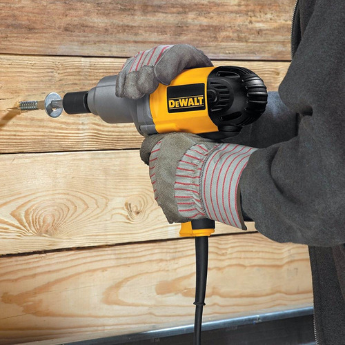 Pistola De Impacto Reversible 1/2 Trab. Pesado Dw292 Dewalt Color Amarillo