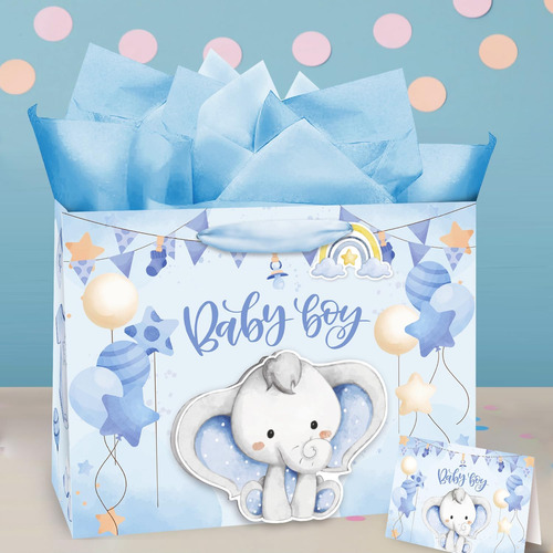 Mpanwen Bolsa De Regalo Grande Para Bebé De 16 Pulgadas, Bol