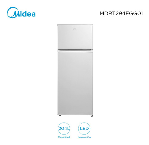 Heladera Midea 204 L Frío Húmedo Mdrt294fgg01 - Queoferta.uy Blanco