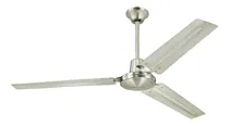 Comprar Ventilador de techo Westinghouse Industrial 78614 con 3 palas de Acero color níquel cepillado estructura color níquel cepillado, 1.422m de diámetro 110V