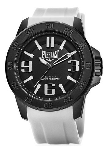 Relógio Masculino Everlast Branco De 2 Anos E6965