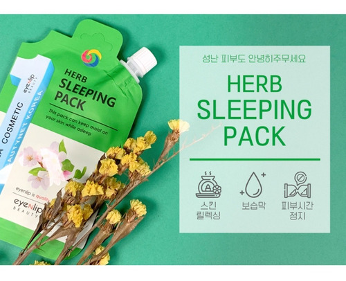 Eyenlip Herb Sleeping Pack Crema Nocturna Triple Acción