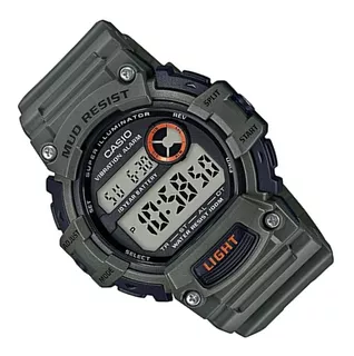 Reloj Casio Trt-110h-3av, Mud Resist, Alarma Vivratoria, Luz