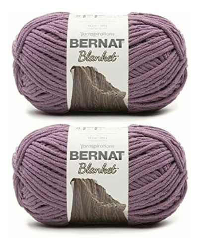 Bernat Manta Shadow Purple Yarn Paquete De 2 300 G/10.5 Oz