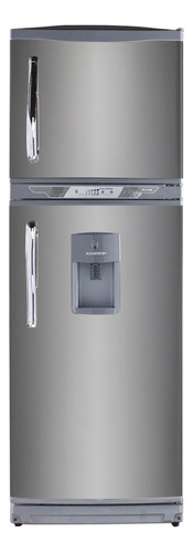 Heladera Bambi 1600sda 329lt Inoxidable Con Dispenser Color Gris