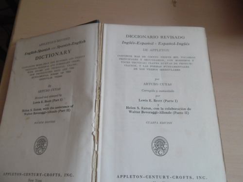 Cuyas. Diccionario Revisado Inglés-español Español-inglés