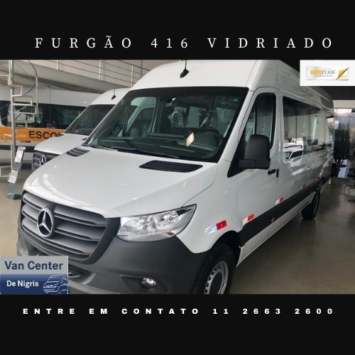 Mercedes-benz Sprinter Furgao 416 Vitre Pacote Confort