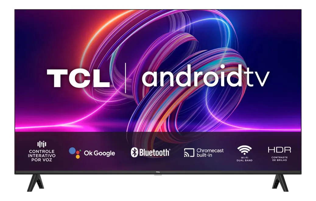 Smart Tv Tcl 43 Polegadas Led Full Hd S5400a Android Tv Wifi Bluetooth Google Assistente 43s5400a