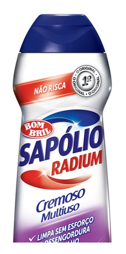 Imagem 2 de 2 de Sapolio Radium Cremoso Lavanda 250ml