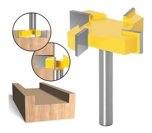 Fresa Broca Rectificadora Cnc Superficie Madera 1/2 Inch