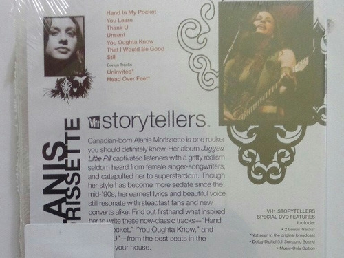 Dvd Alanis Morissette - Vh1 Storytellers