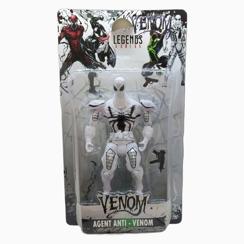 Anti Venom Agente Marvel Articulado C/luz Y Acc, Local Boedo