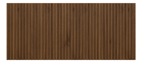 Módulo Cabeceira Atalaia Ripado Mdf 66x29cm Linea Brasil Cor Nogueira