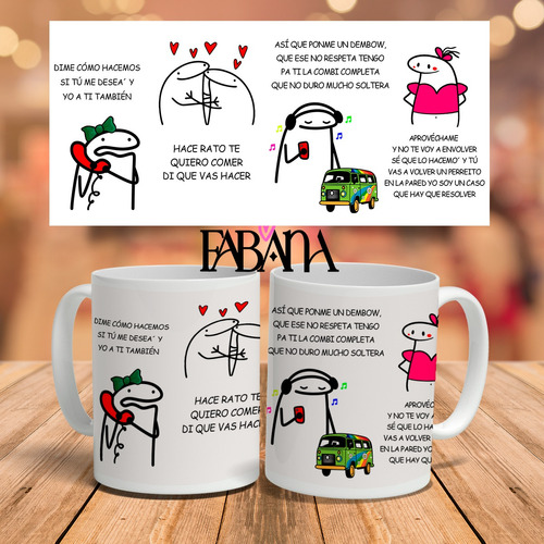 Taza Sublimada Diseño Flork Envolver Anitta