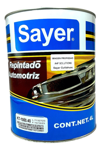 Vehículo Para Pigmentos De Efecto Sayer  Automotriz Kt-1000