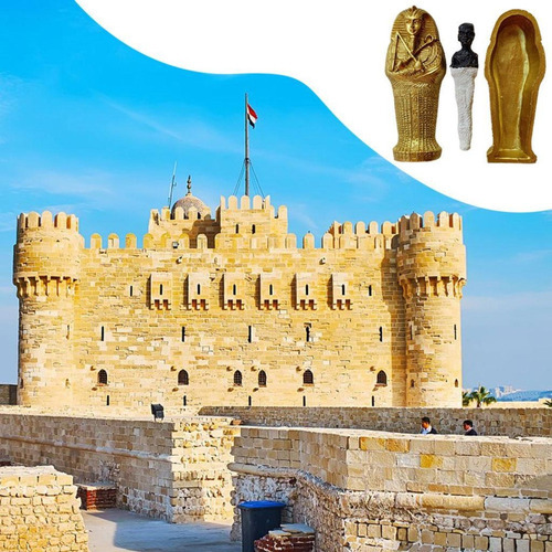 Ataúd Con Figura Coleccionable De Momia, Sarcófago Egipcio