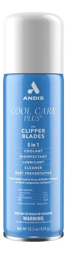 Spray Desifectante Andis Cool Care 5 En 1 Profesional 439 Gm