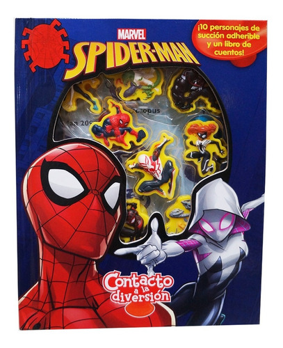 Libro Contacto A La Diversión Spiderman Libro Infantil