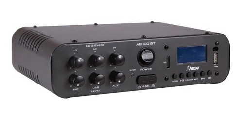 Receiver Amplificador Nca Ab100 Bluetooth Som Ambiente Ysm